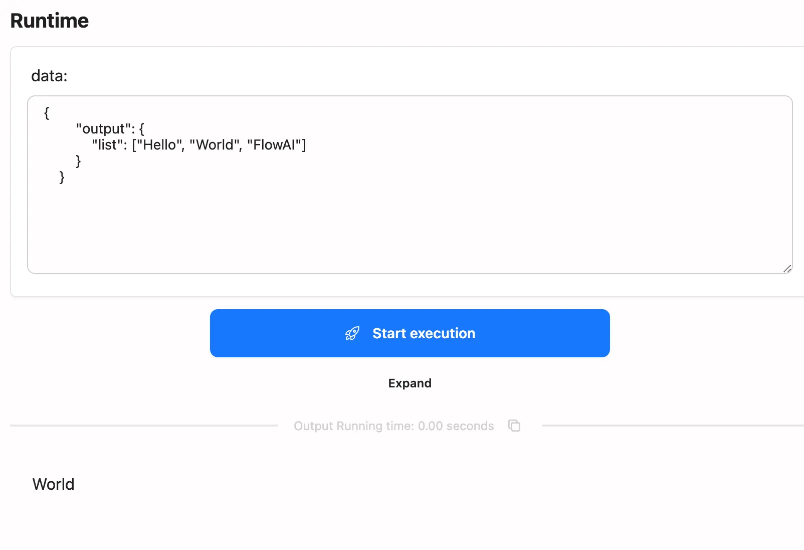 Output Node Configuration