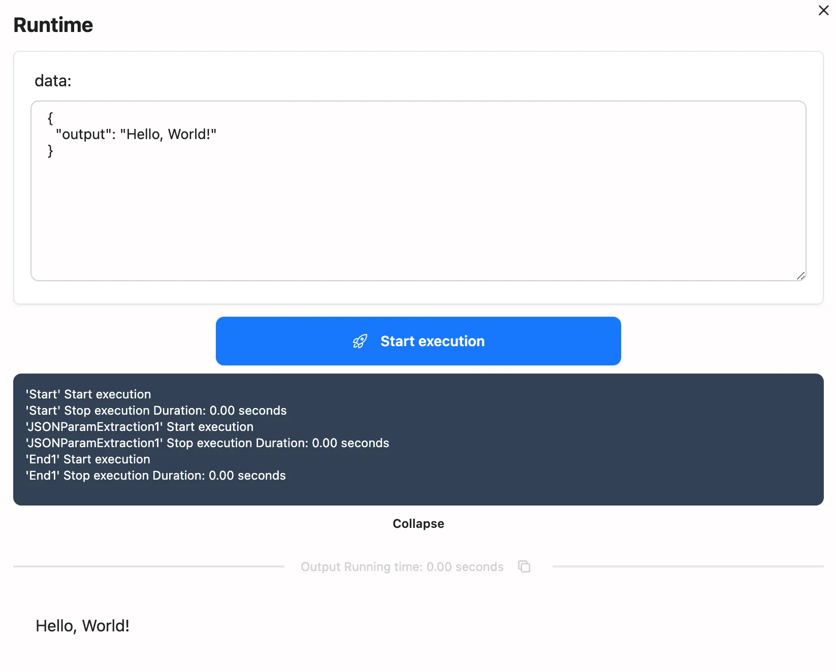 Output Node Configuration