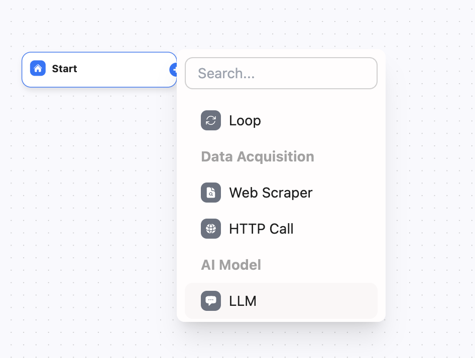 Multiple Workflow Nodes Available